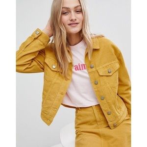 Gap 1969 yellow corduroy jacket M